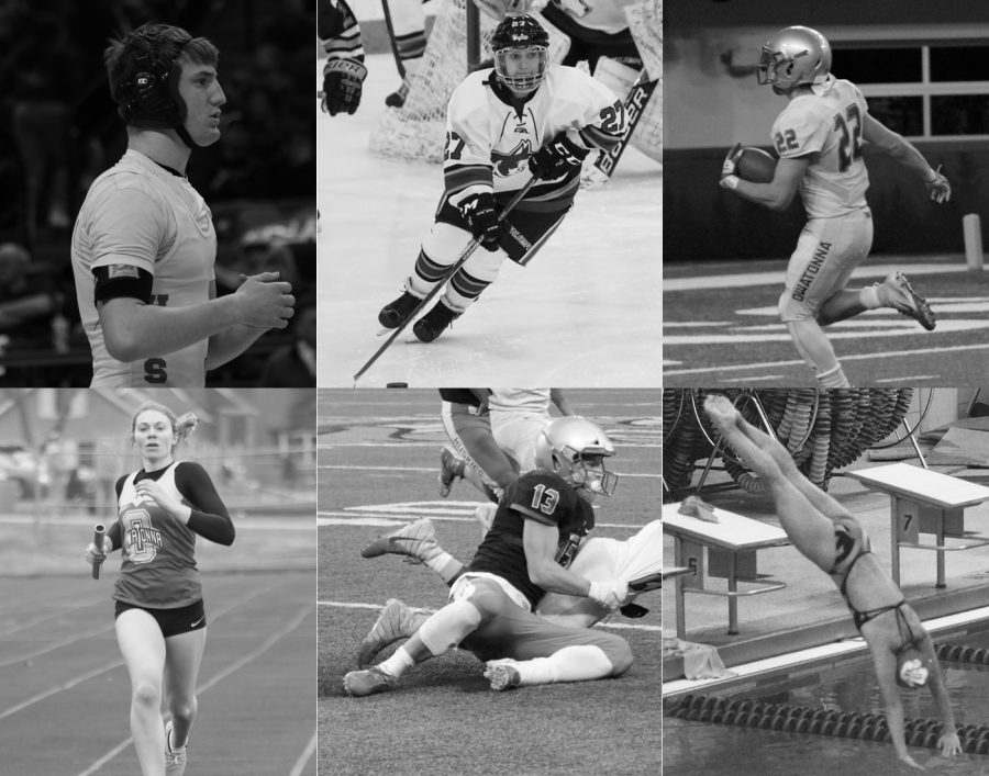 The six finalists for senior athlete of the year