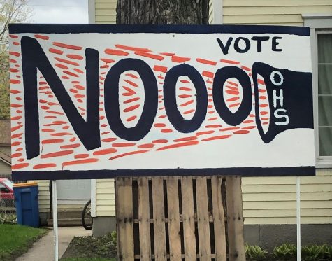 Yard sign from Vote No