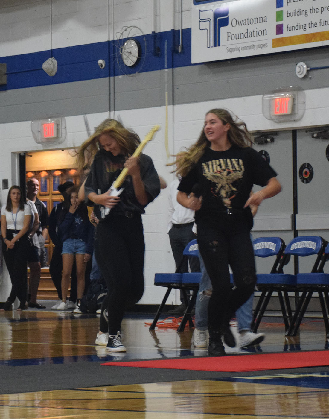 Homecoming committee rock and rolls out 2019 pepfest