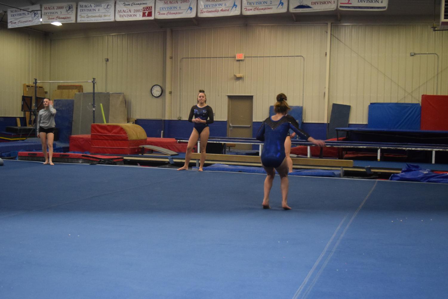 OHS gymnastics sends three to state