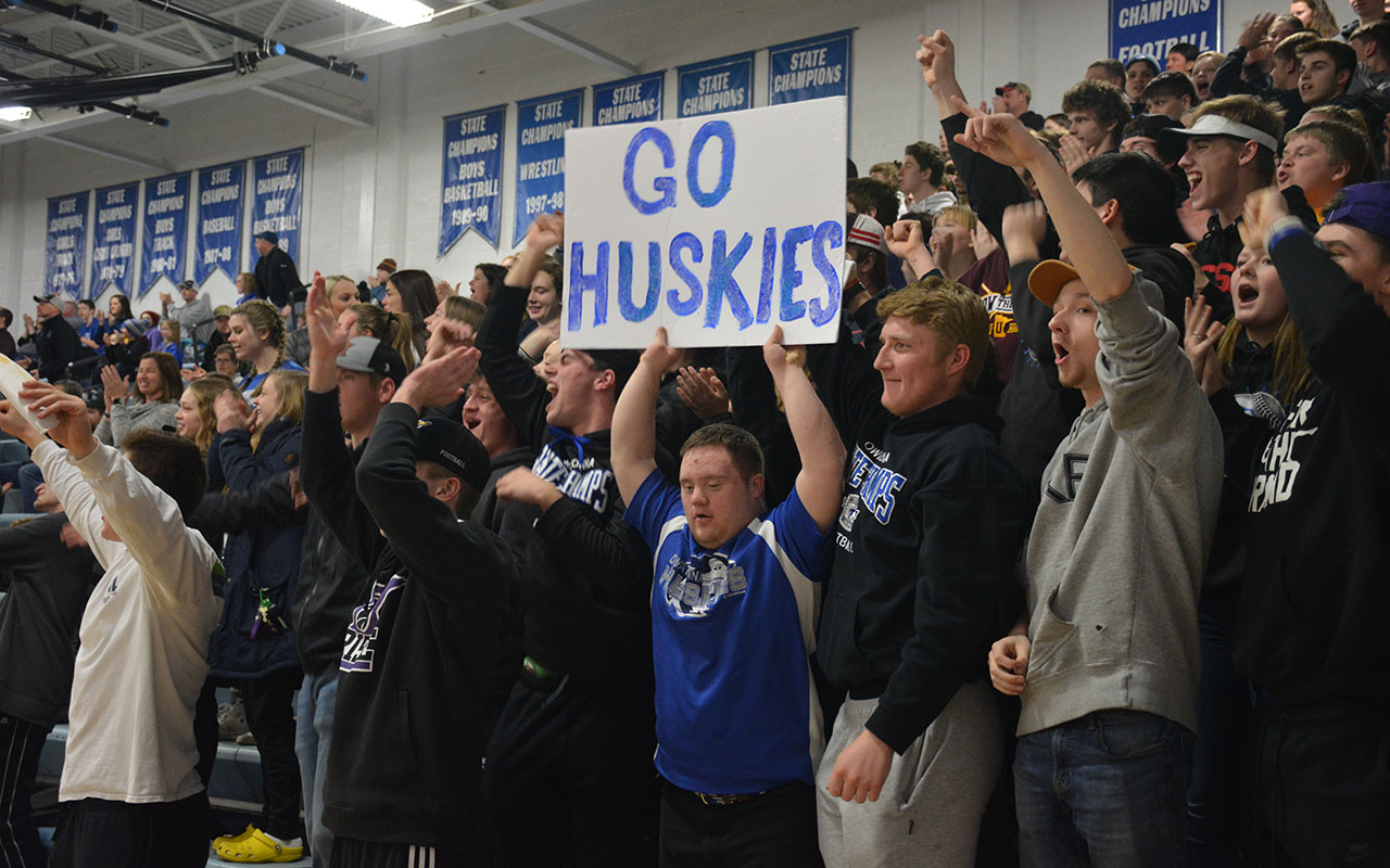 Huskies pack the gym for AFH