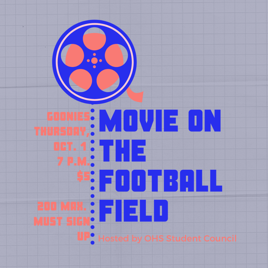 OHS Student Council introduced a new event- a movie on the football field