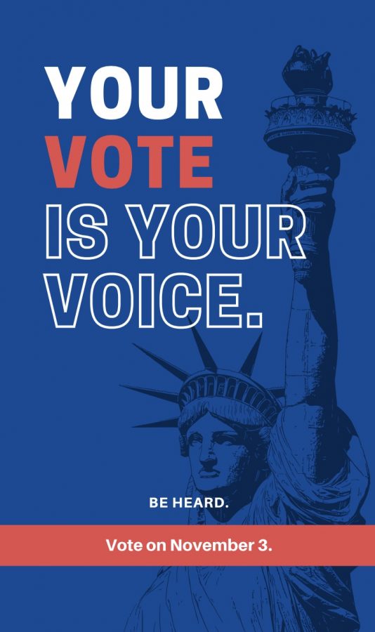 If over 18, commit to civic engagement and let your vote be your voice on Nov. 3 