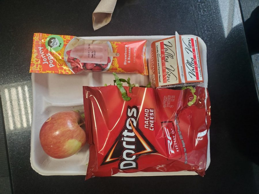 Toco in a bag at school lunch