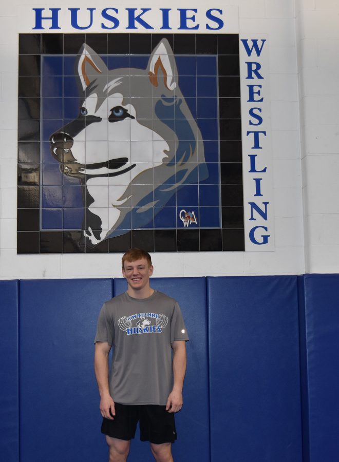 Senior Matt Seykora will take his first trip individual trip to state wrestling at 182