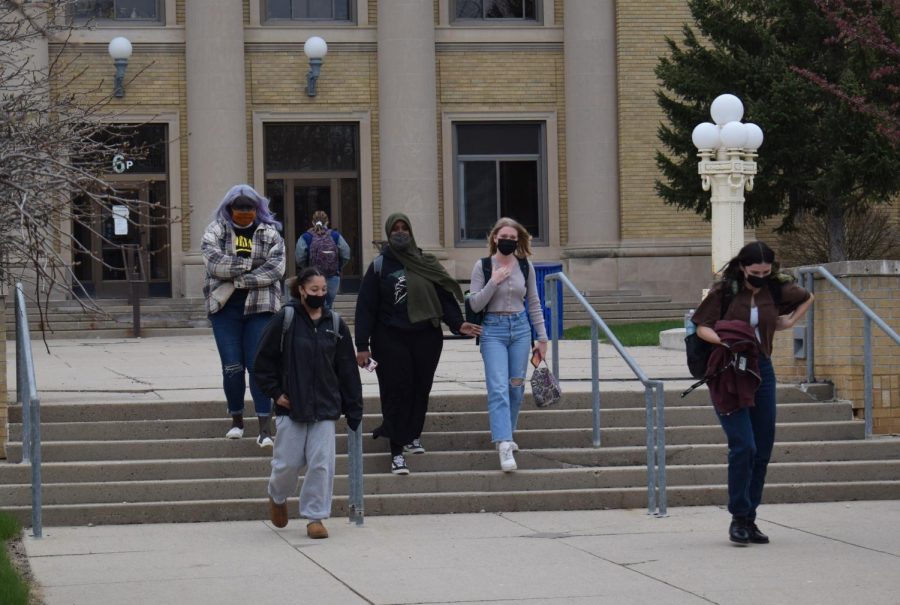 Students gather for a solidarity walkout against racial injustice 