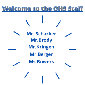 OHS welcomes new teachers