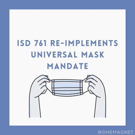 ISD 761 re-implements universal mask mandate
