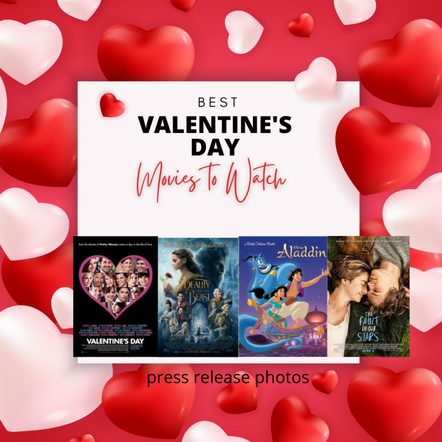 Collage of the best VDay movies 