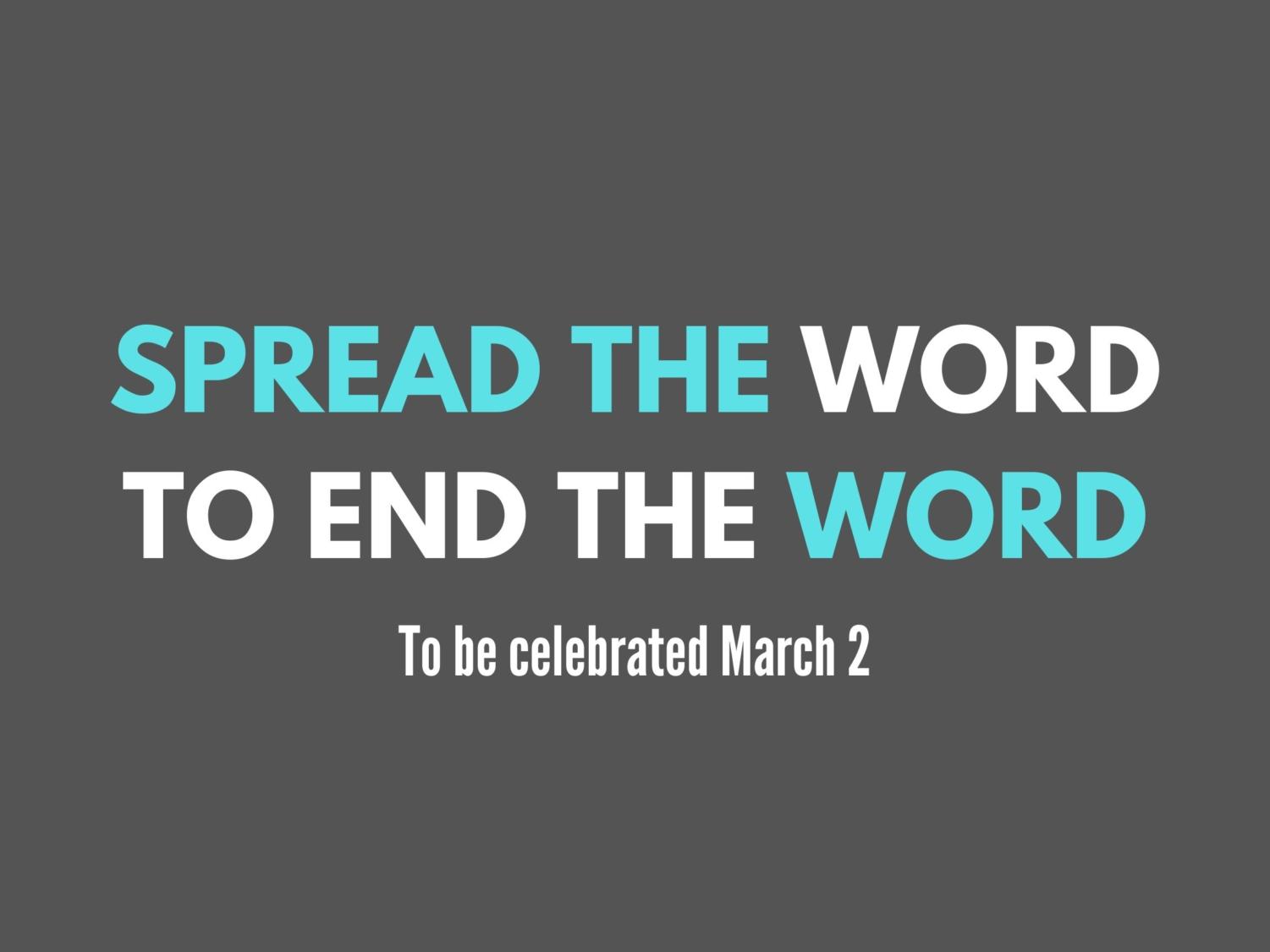 Spread the Word to End the Word campaign to be celebrated on March 2