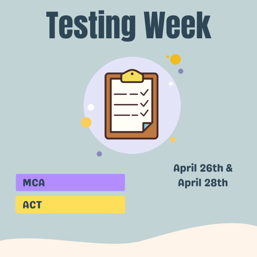 Students at OHS take the MCA and ACT standarized tests