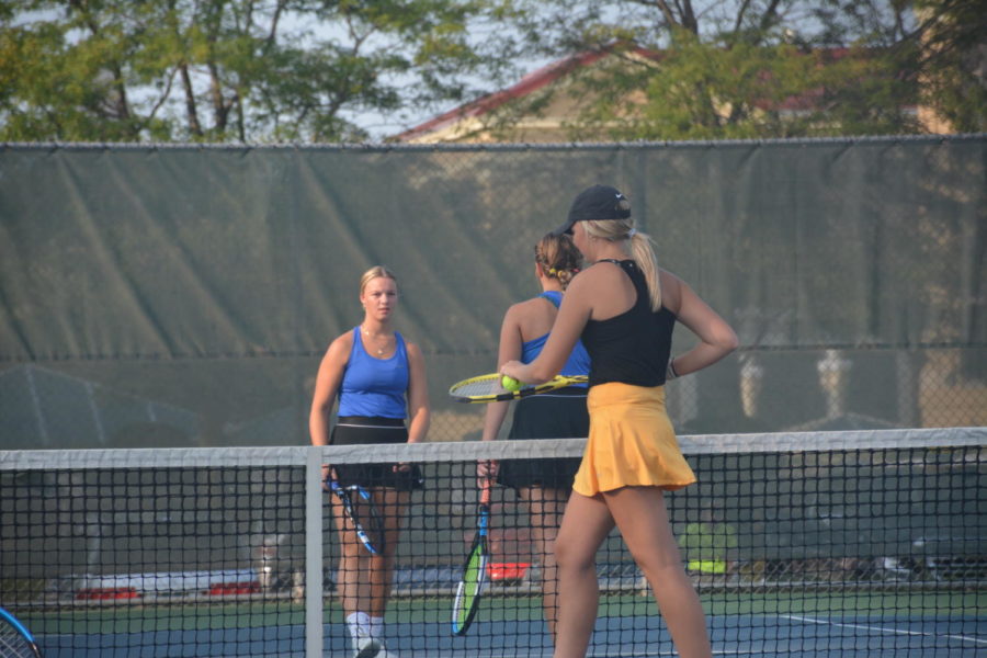 Kalina Boubin in a match this season with against Mankato East. 