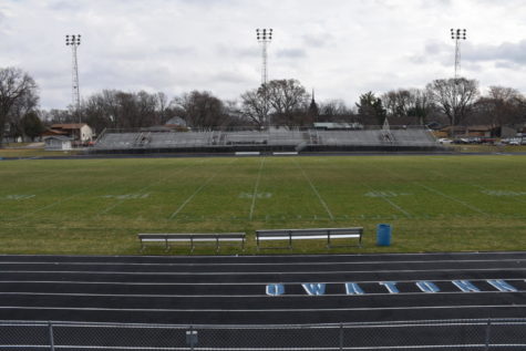 Current and historic Owatonna high school football field which has been here for many years. 