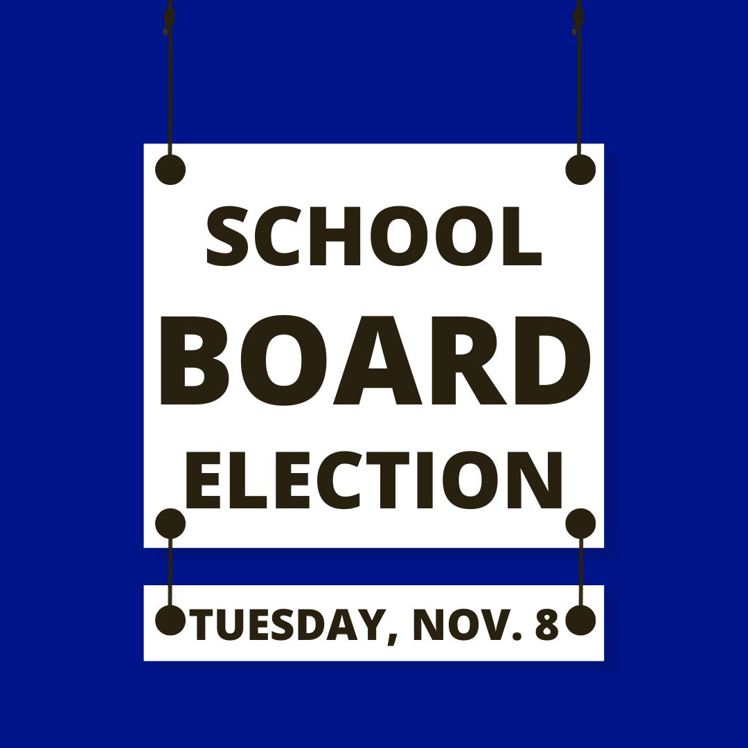 The school board election returns three members and adds a new face to