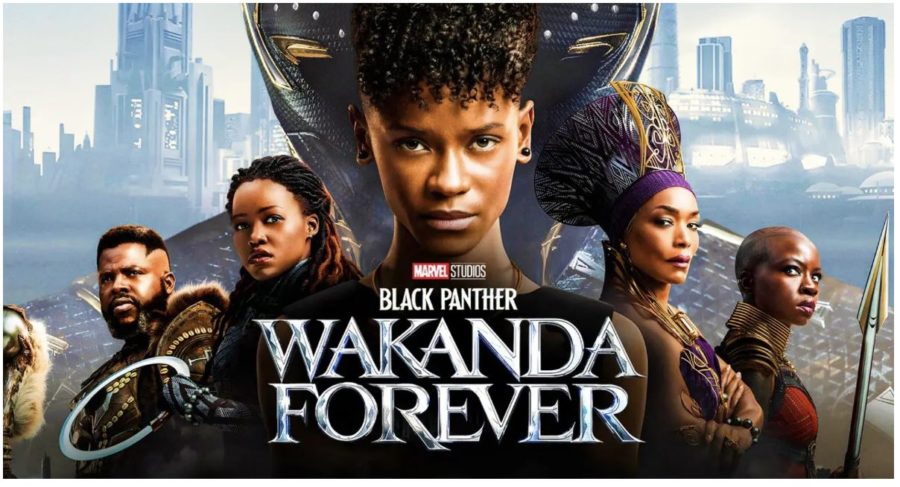 Official Poster of the second Black Panther movie Wakanda Forever moves on after the loss of actor Chadwick Boseman 
