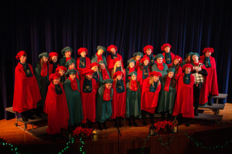 OHS Carolers bring holiday joy one last time at the Owatonna High School.