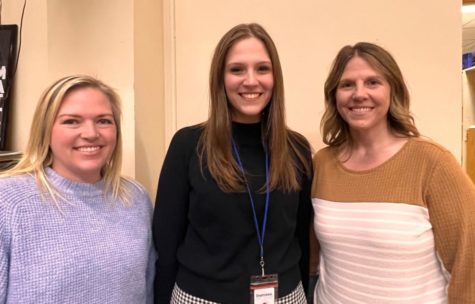 OHS Magnet conducted a poll asking the question Who is a female teacher that has influenced or impacted your life?
Pictured left to right: Lauren Gendron, Paula Asmus and Liza Drever were voted the most influential teacher amongst OHS students.