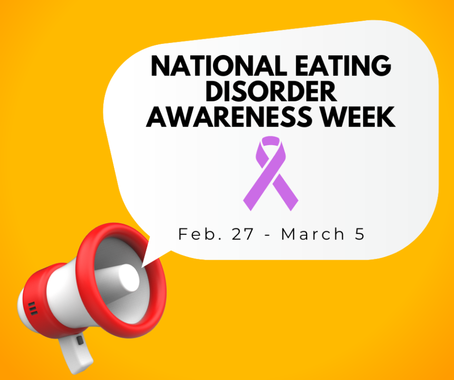 The lilac ribbon is an international symbol for eating disorder awareness. 