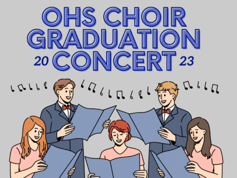 OHS Choirs prepares for the upcoming graduation concert at St. John’s Lutheran Church.