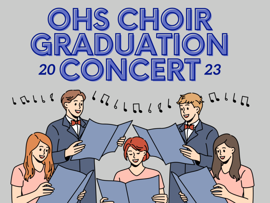 OHS+Choirs+prepares+for+the+upcoming+graduation+concert+at+St.+John%E2%80%99s+Lutheran+Church.