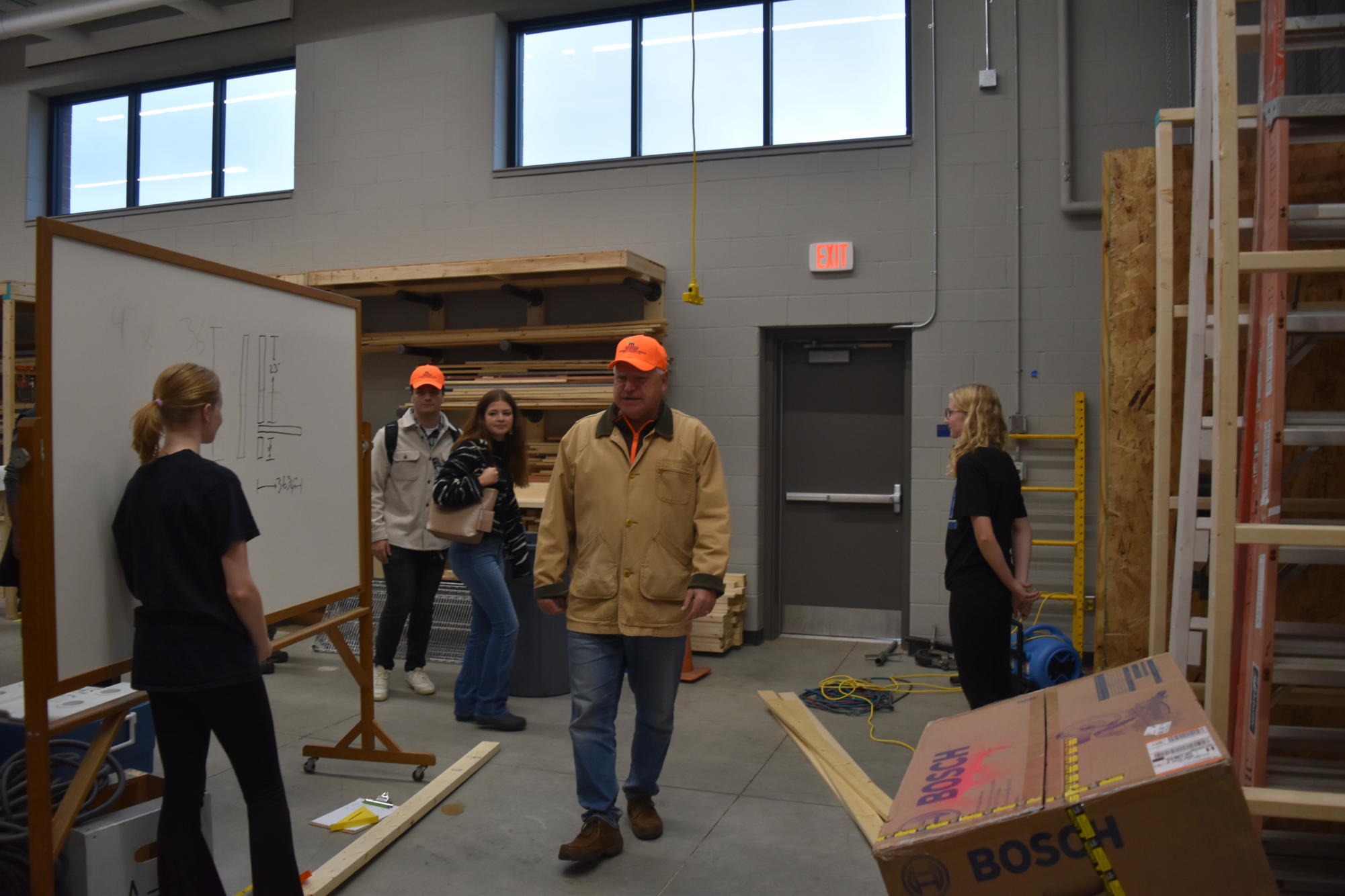 Governor Tim Walz tours new OHS