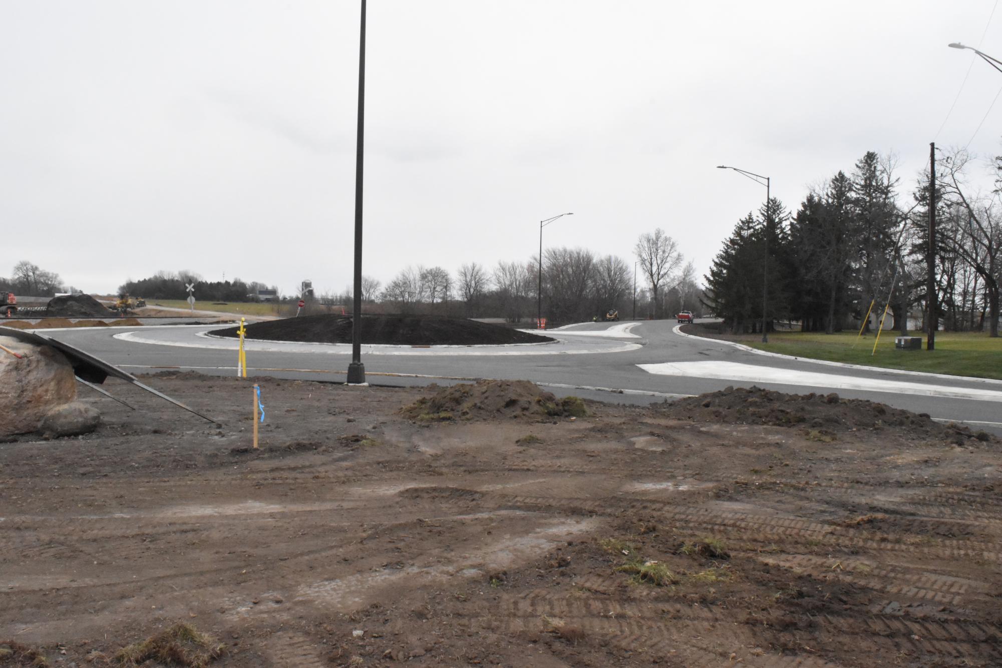 Roundabout to be done soon