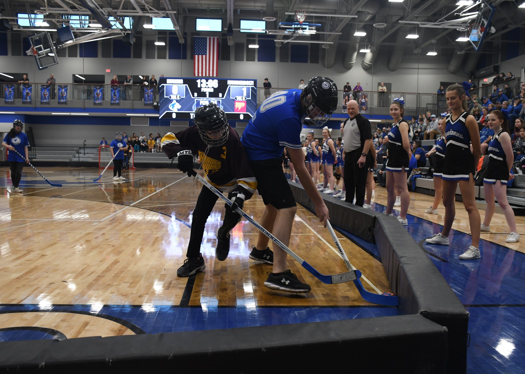 OHS Floor Hockey celebrates team success on senior night