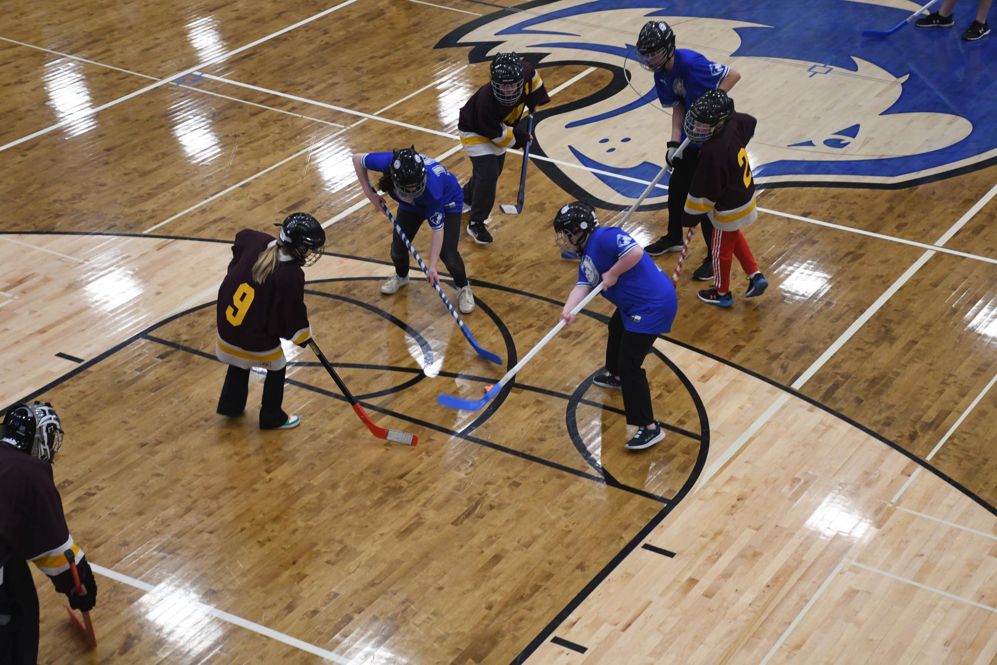 OHS Floor Hockey celebrates team success on senior night