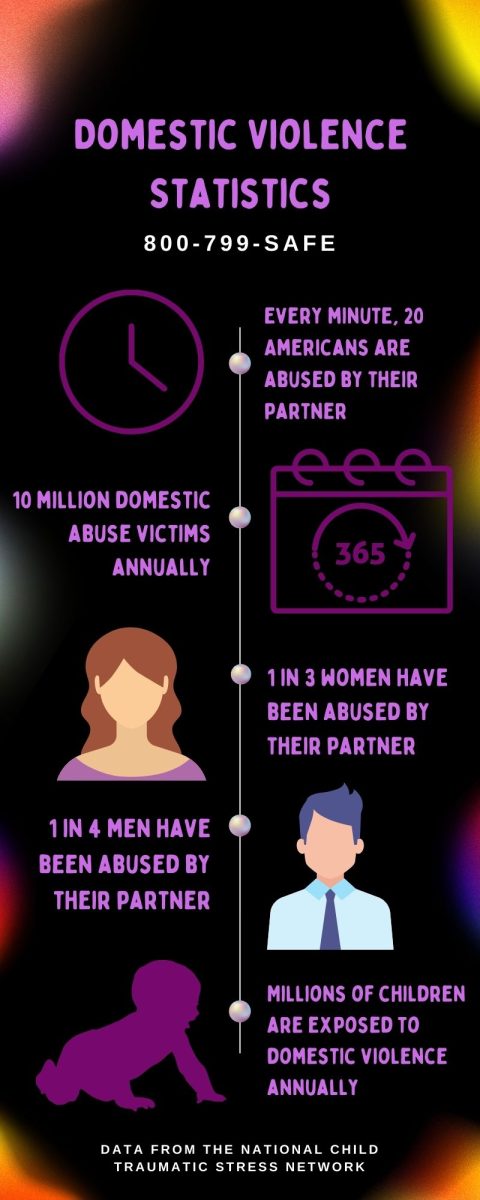 Domestic violence data from the National Child Traumatic Stress Network.