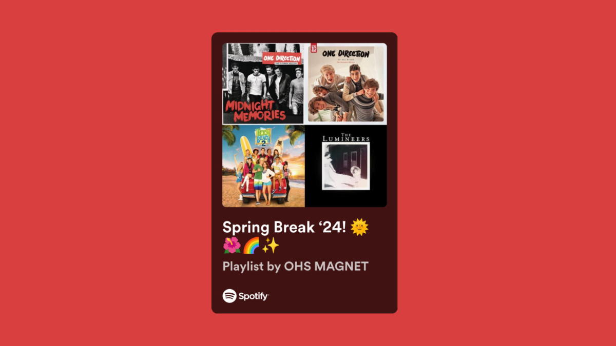 Magnets spring break playlist is full of pop and oldie favorites.