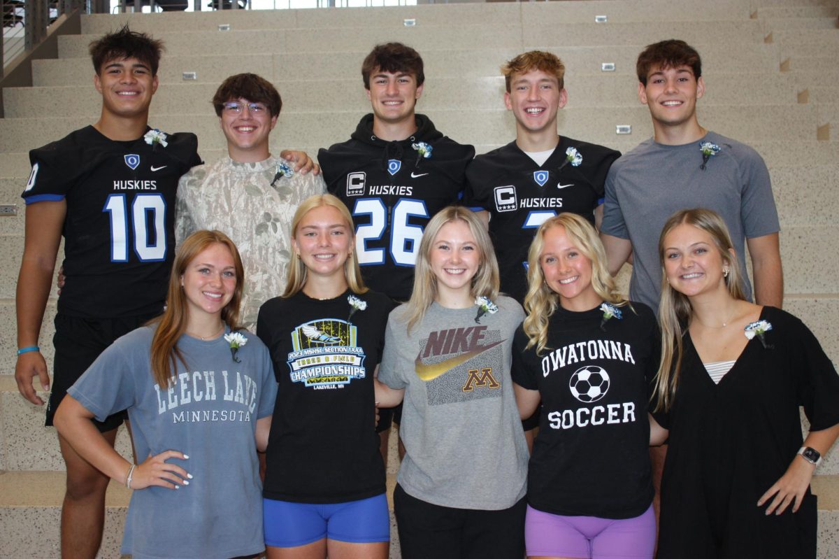 Top Row (left to right):  Blake Fitcher, Eli Grosland, Blake Davison, Nolan Ginskey, Finn Loveless.
Bottom Row (left to right), Averie Roush, Kelli Waypa, Aza Lewis, Kennedy Katzung, Norah Kath. 