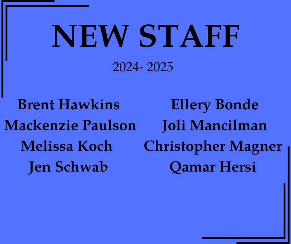 OHS hires new staff for the 2024-2025 school year. Designed by Ramla Yussuf.