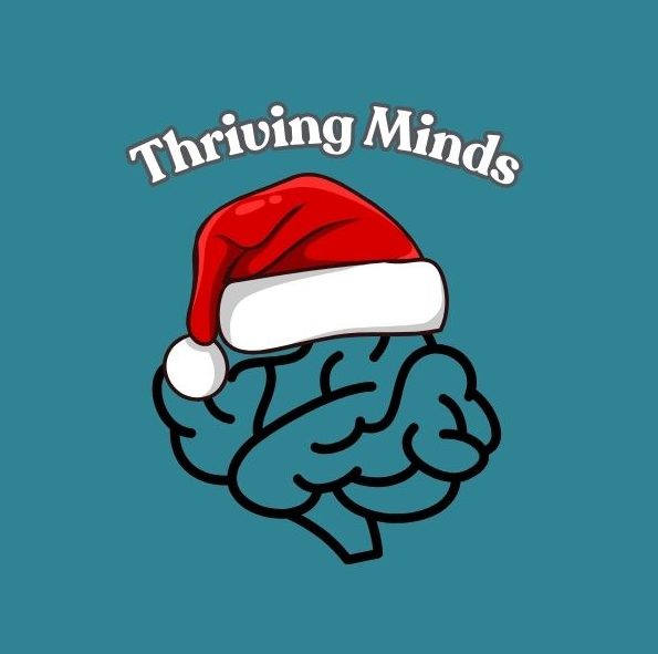 Thriving Minds hosted a festive event to bring students together over mental health.  Designed by Joanna Haggerty 