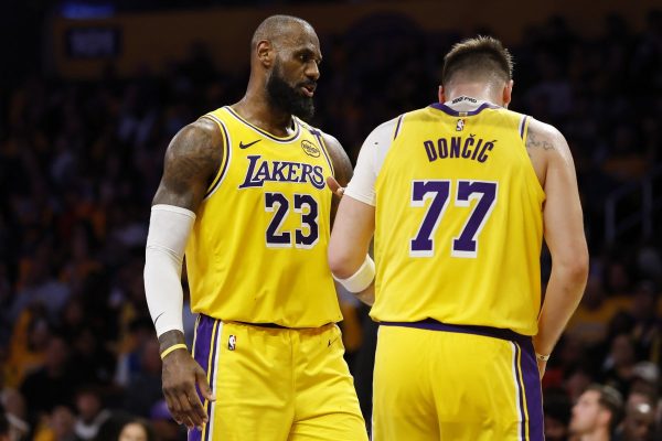 As Luka Doncic takes Anthony Davis’ spot in the Lakers, he now plays side by side with Lebron James. 