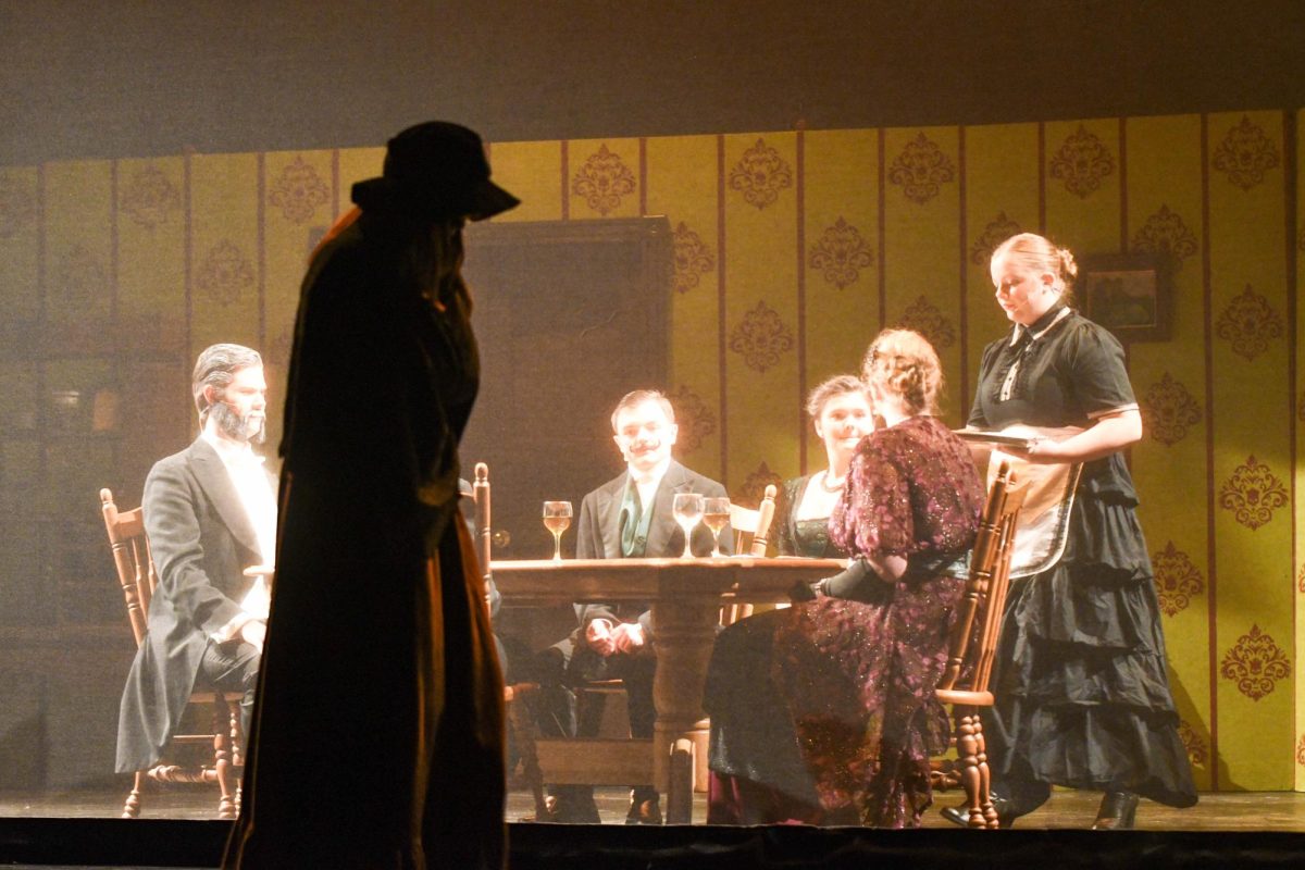 OHS' An Inspector Calls' Family Friends Night. The beginning of the show in Act 1