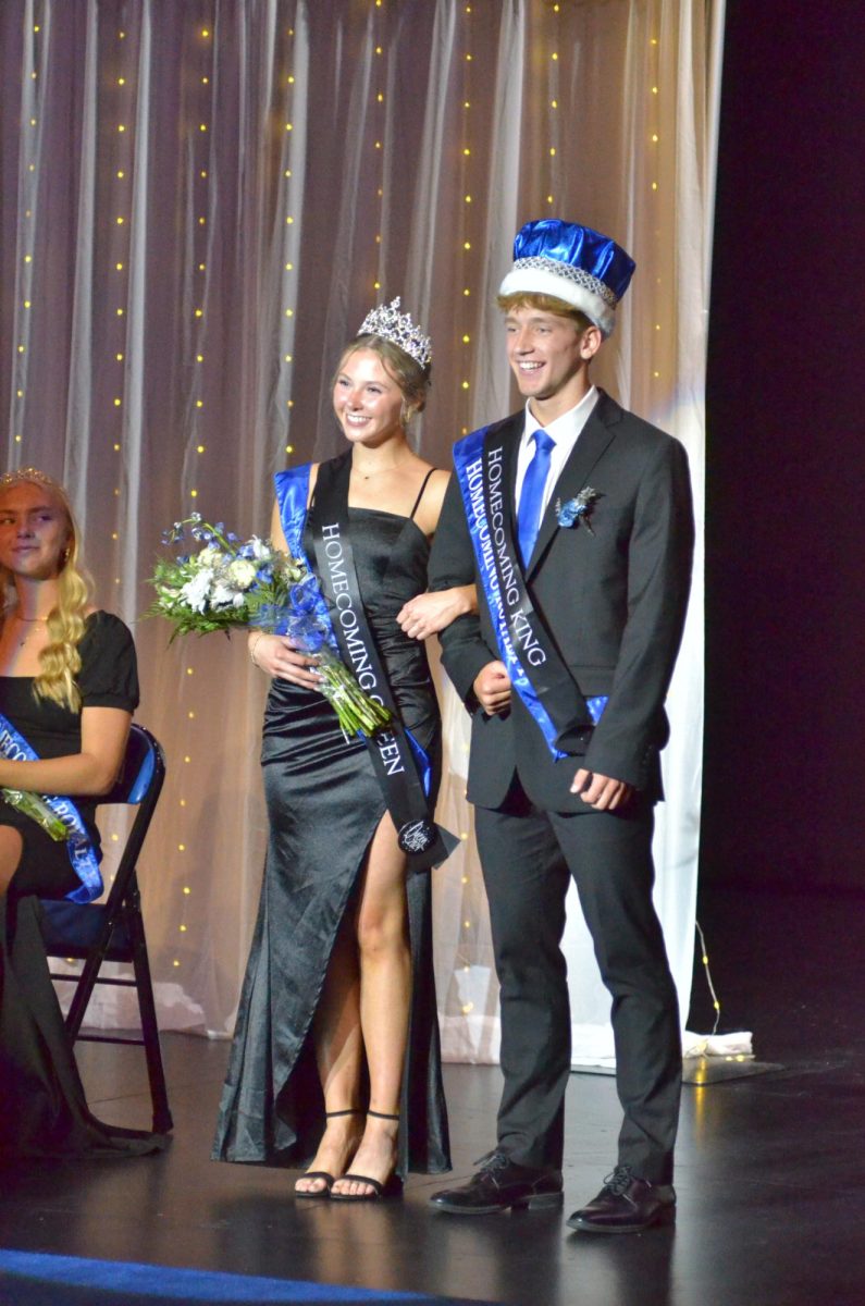 2024 Homecoming King and Queen: Nolan Ginskey and Aza Lewis. 