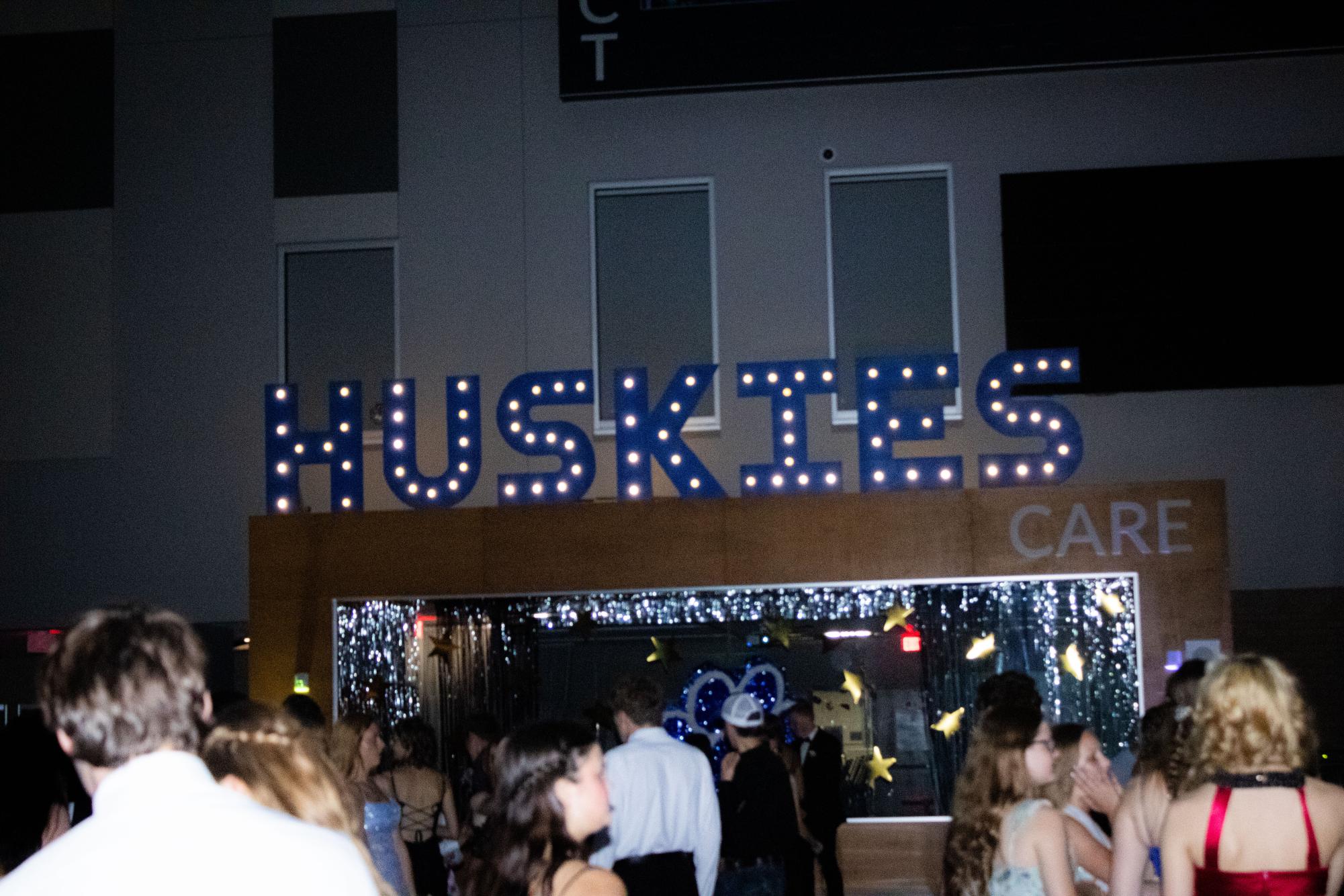 Gallery: Huskies light up the night