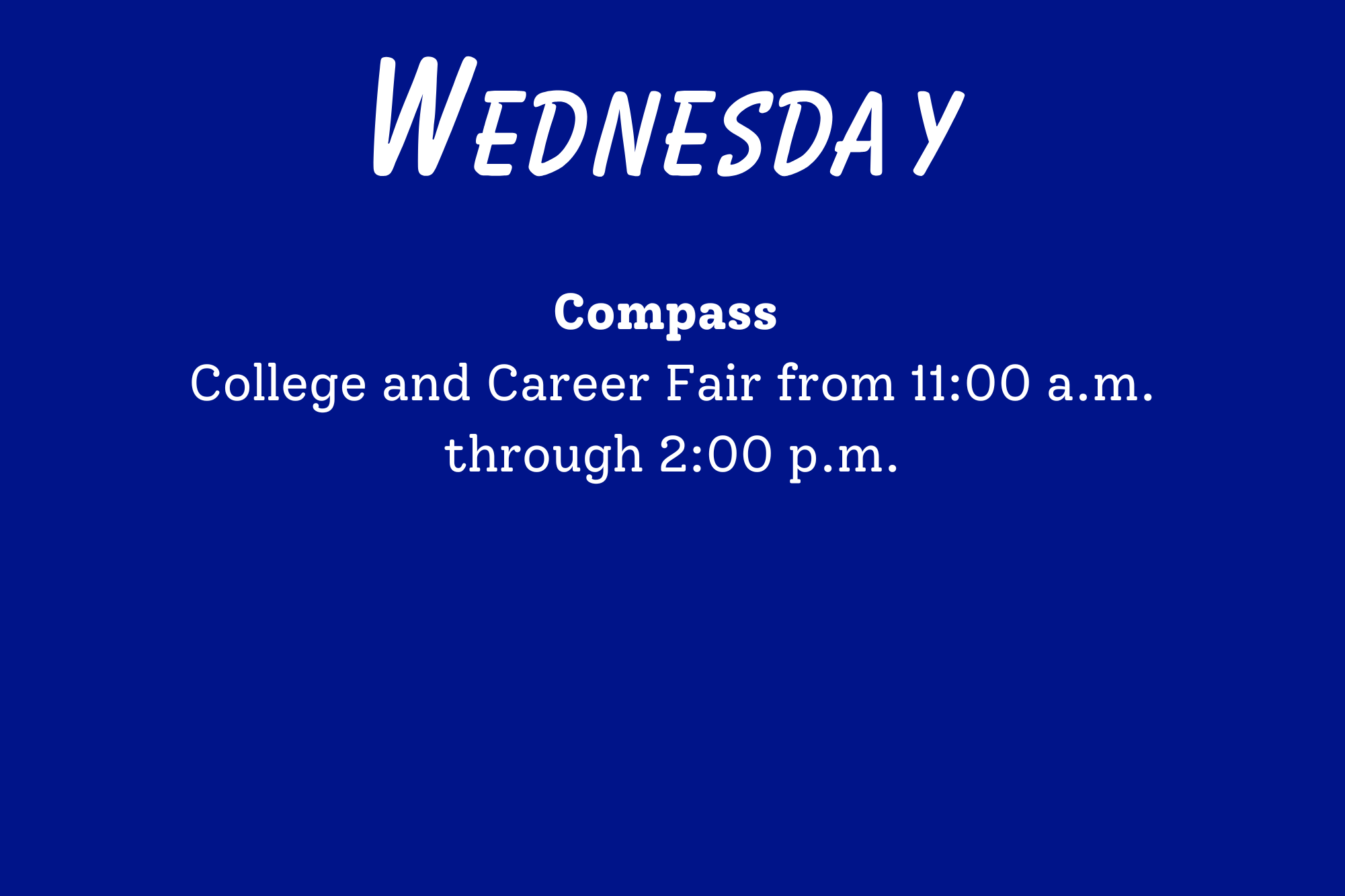 WEEK AT A GLANCE