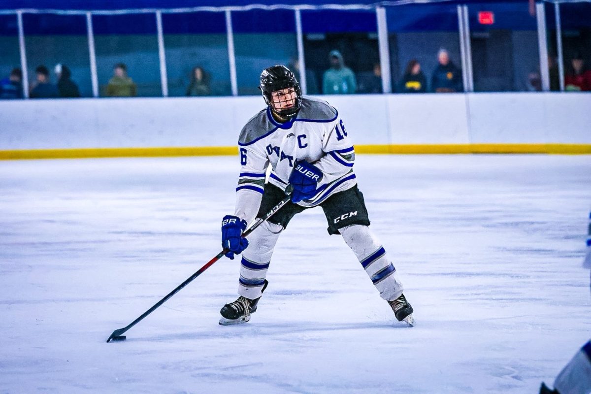 Grady Roush looking to score.