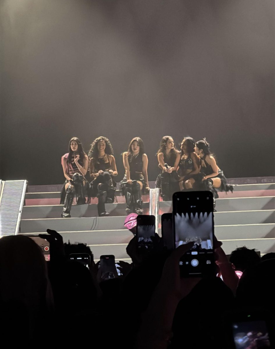 Global group Katseye performs their song "Tonight I Might". 