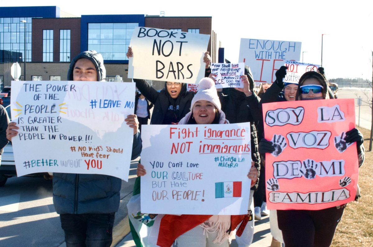 OHS Walkout for students against ICE's actions in Minnesota